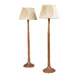 MANNER OF SIR ROBERT LORIMER PAIR OF ARTS & CRAFTS STANDARD LAMPS, CIRCA 1920