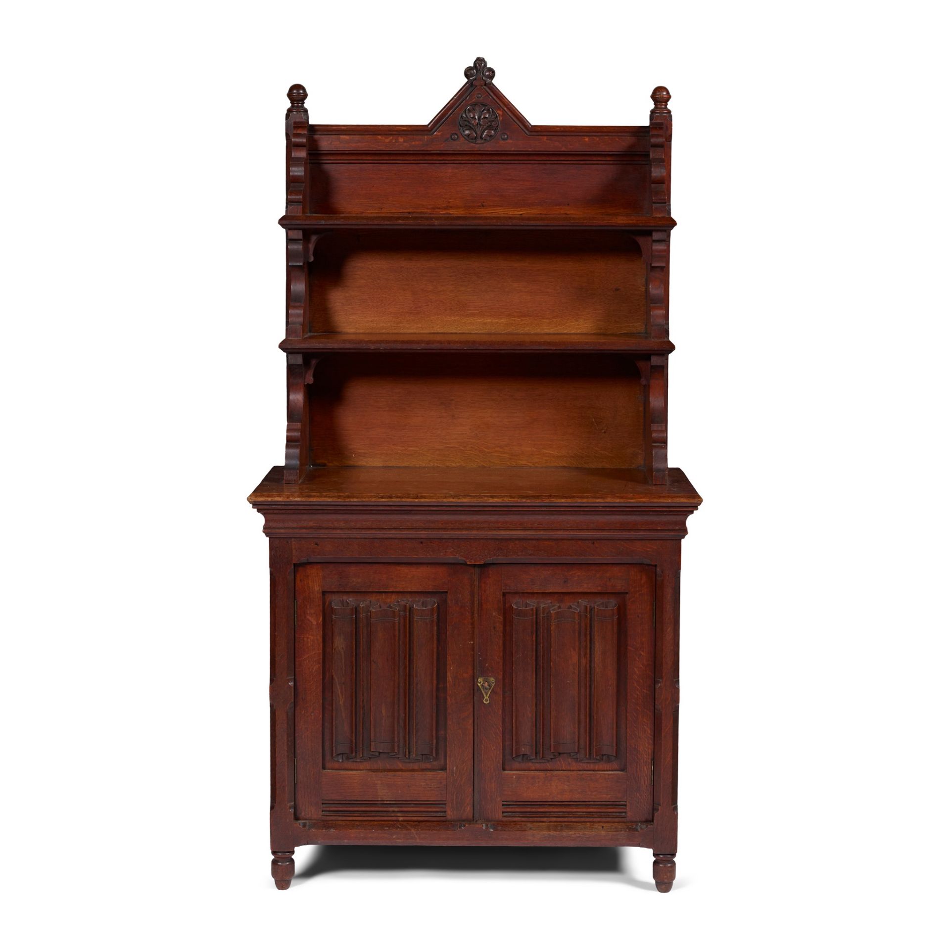 BRUCE J. TALBERT (1838-1881) (ATTRIBUTED DESIGNER) GOTHIC REVIVAL SIDE CABINET, CIRCA 1870 - Image 2 of 3