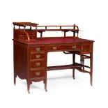 H. W. BATLEY (1846-1932) FOR GILLOW & CO. AESTHETIC MOVEMENT WRITING DESK, CIRCA 1890