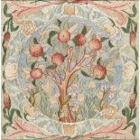 WILLIAM MORRIS (1834-1896) FOR MORRIS & CO. ‘THE APPLE TREE’ EMBROIDERED PANEL, CIRCA 1890