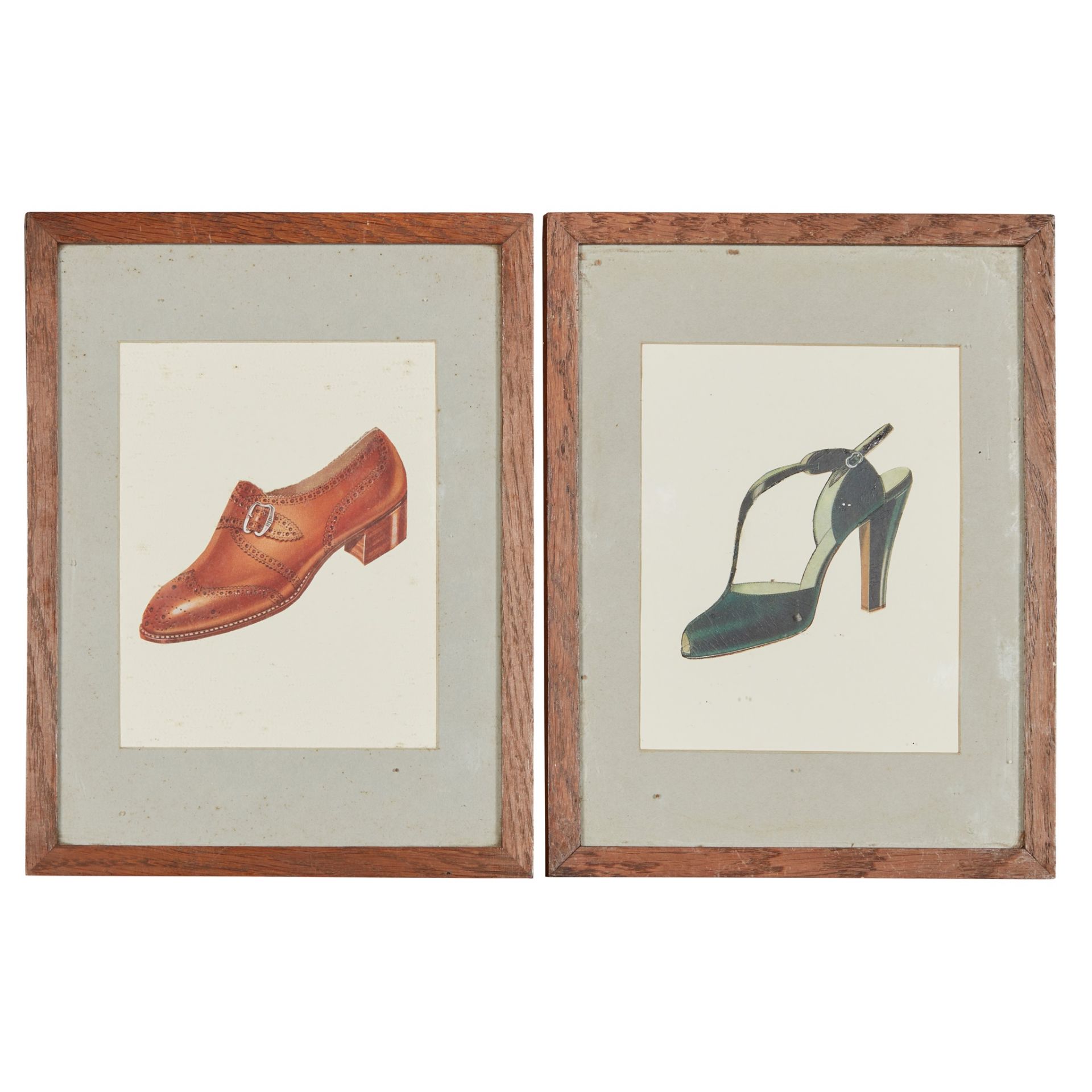 ENGLISH GROUP OF DISPLAY DESIGNS FOR SHOES, CIRCA 1940 - Image 7 of 8