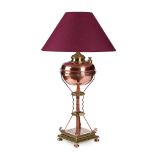 BENHAM & FROUD, LONDON AESTHETIC MOVEMENT TABLE LAMP, CIRCA 1890