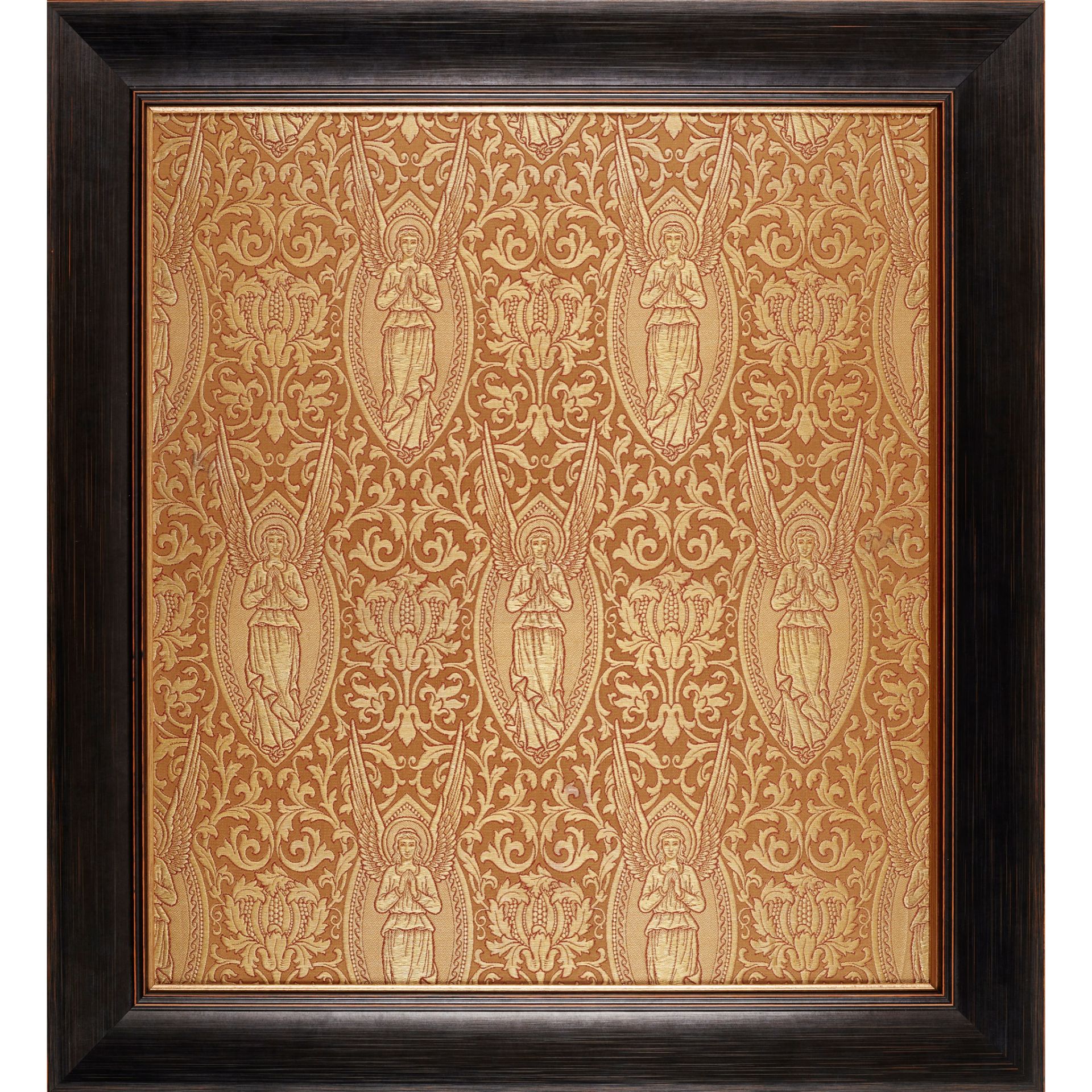 FRENCH FRAMED BROCADE PANEL - Image 2 of 3