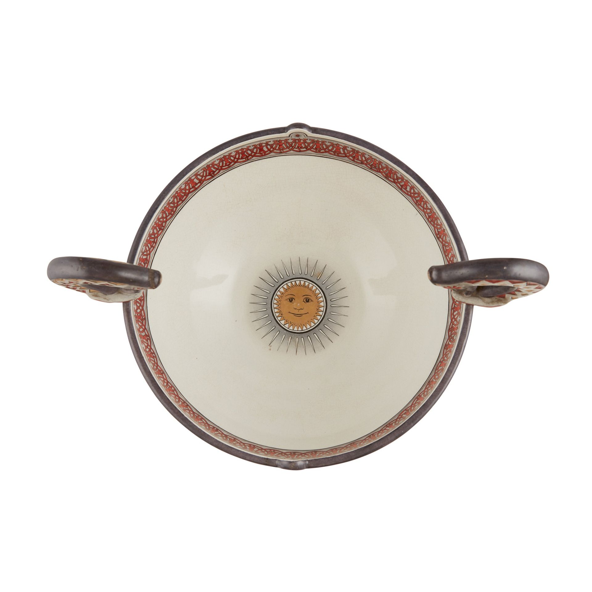 WILLIAM BROWNFIELD & SONS TWIN-HANDLED SERVING BOWL, CIRCA 1880 - Image 2 of 2