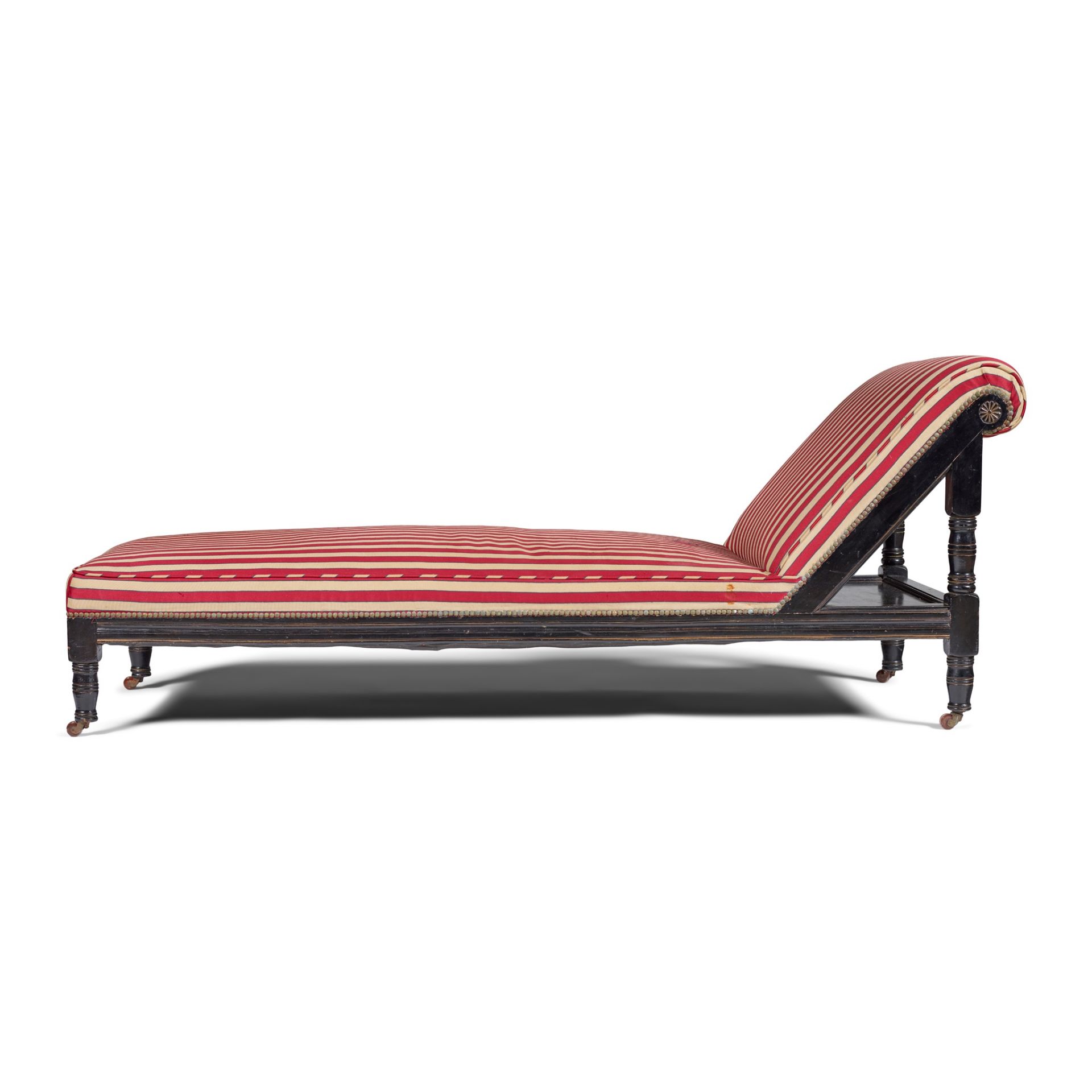 COLLINSON & LOCK, LONDON (ATTRIBUTED MAKER) AESTHETIC MOVEMENT CHAISE LONGUE, CIRCA 1870 - Image 3 of 3