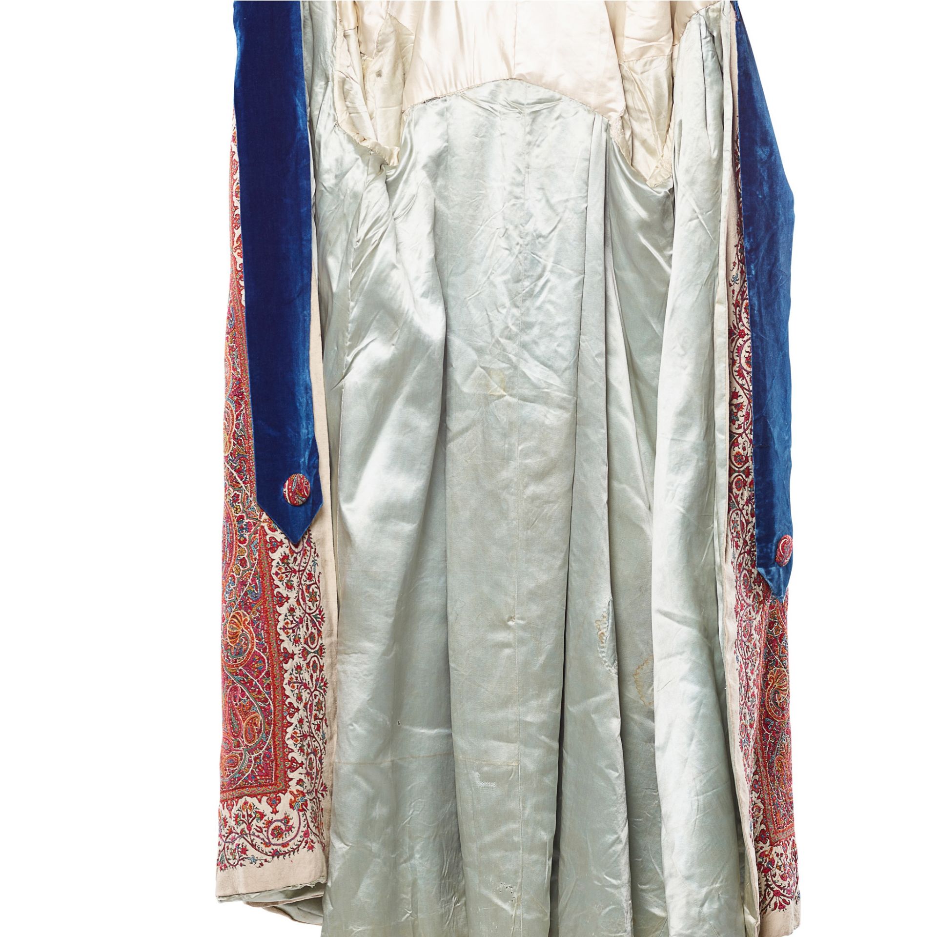 ENGLISH EMBROIDERED SHAWL COAT, MID-19TH CENTURY - Image 5 of 5