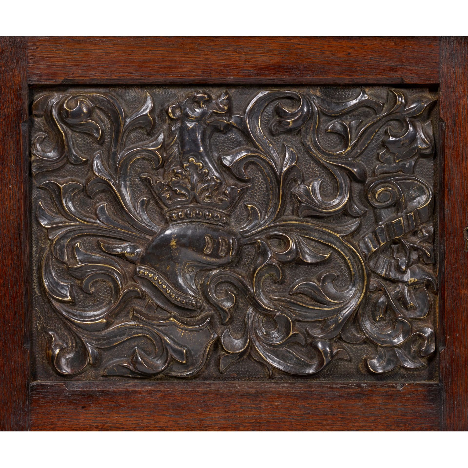 COX & SONS, LONDON (ATTRIBUTED MAKER) GOTHIC REVIVAL SIDE CABINET, CIRCA 1870 - Image 3 of 10