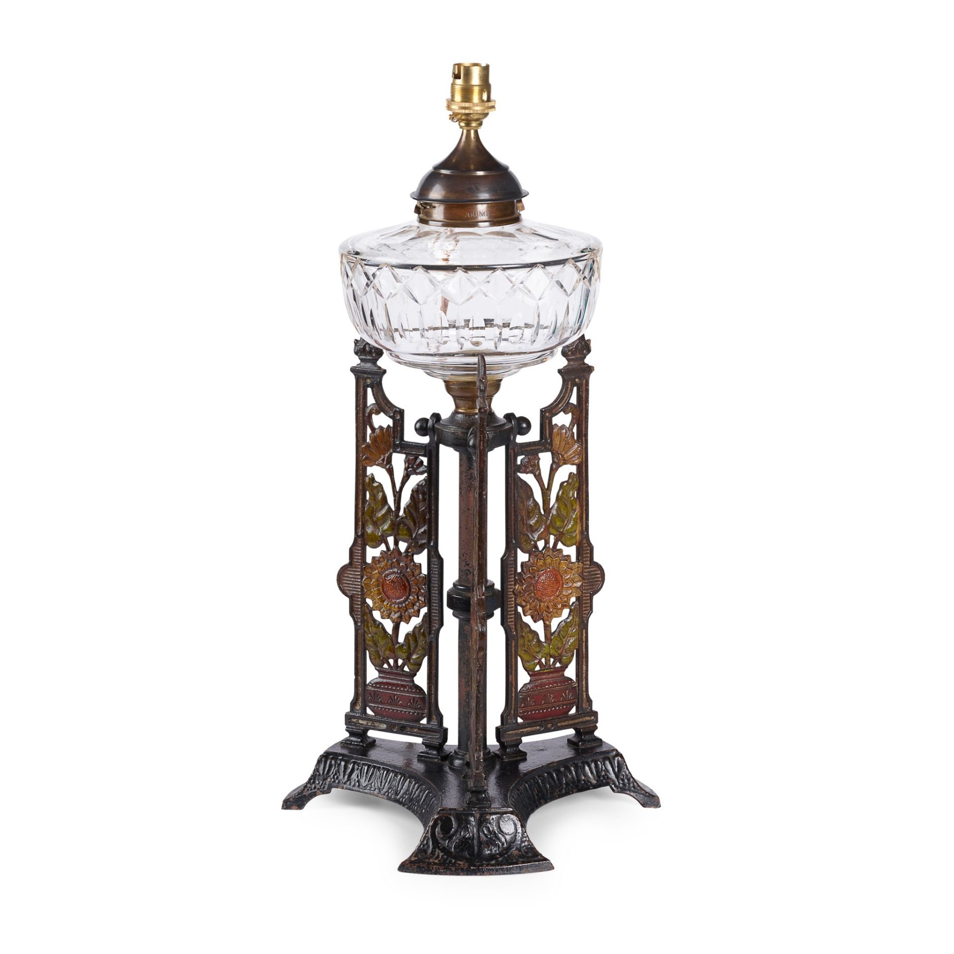 ENGLISH AESTHETIC MOVEMENT TABLE LAMP, CIRCA 1880 - Bild 2 aus 2