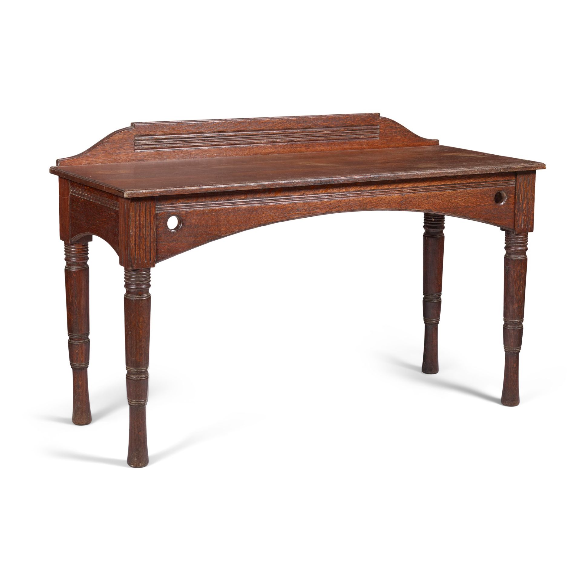 EGYPTIAN REVIVAL ARTS & CRAFTS SERVING TABLE, CIRCA 1880