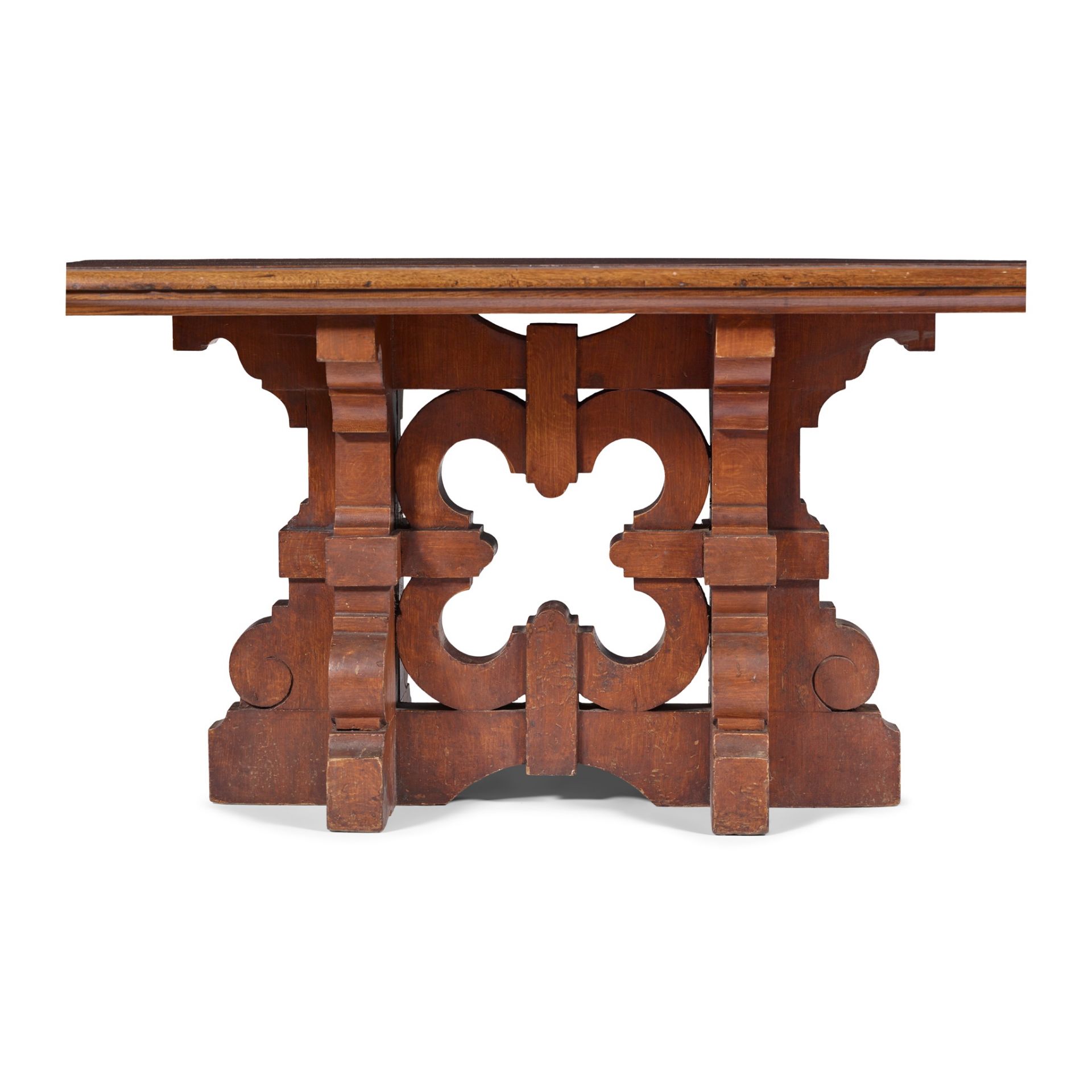 ENGLISH GOTHIC REVIVAL CENTRE TABLE, CIRCA 1870 - Image 2 of 4