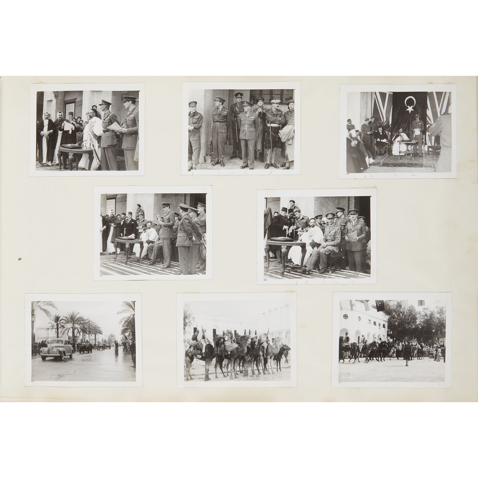 Africa Photograph album relating to the Four Power Commission on ex-Italian colonies, 1946-7