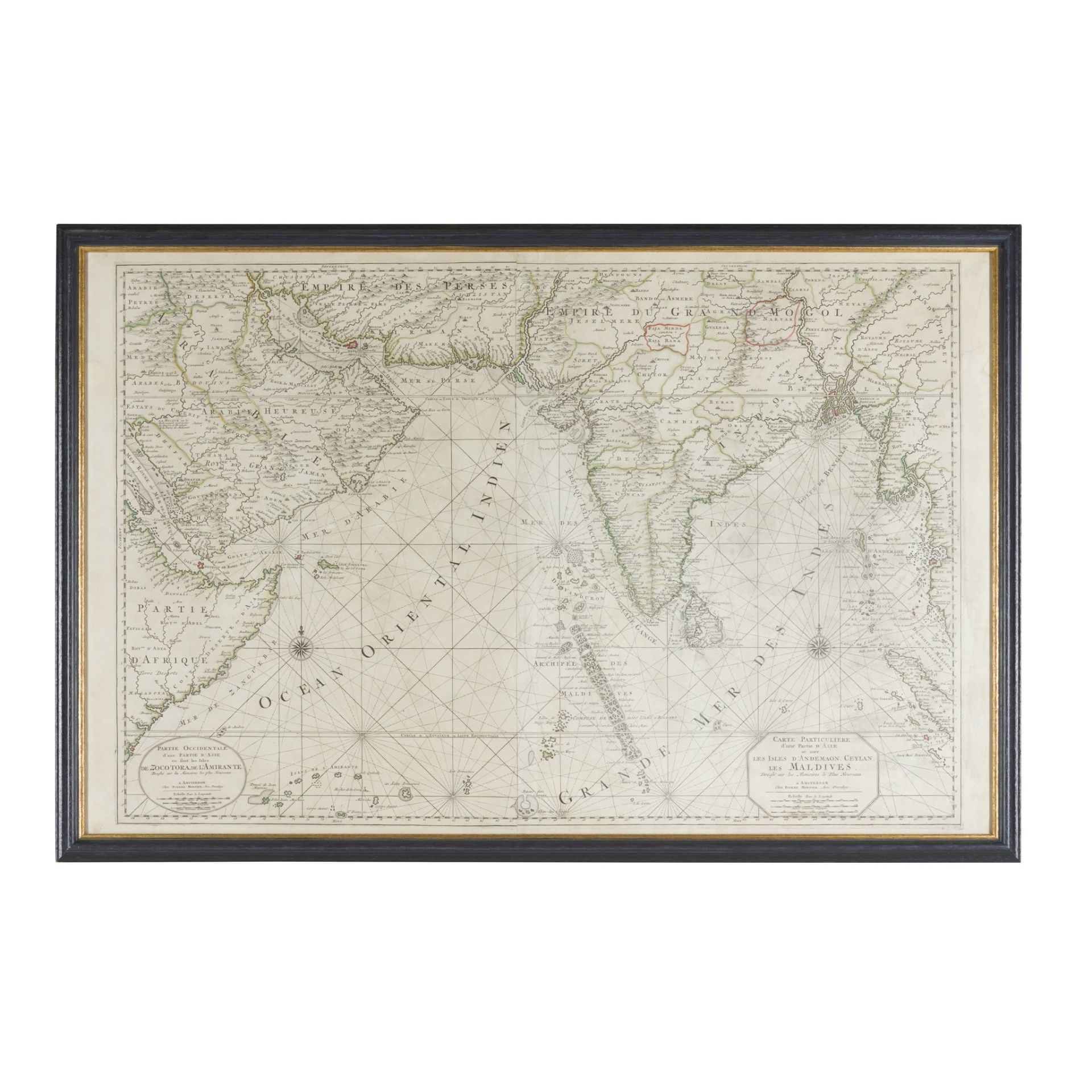 Mortier, Pierre [Chart of the Indian Ocean on two sheets], Amsterdam, c.1700