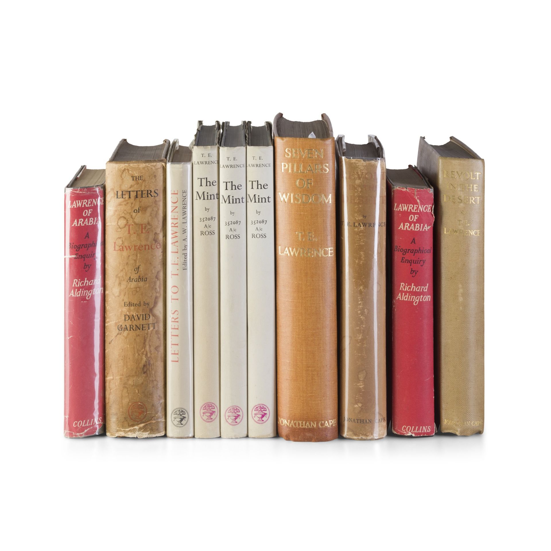 Lawrence, T.E. 10 volumes