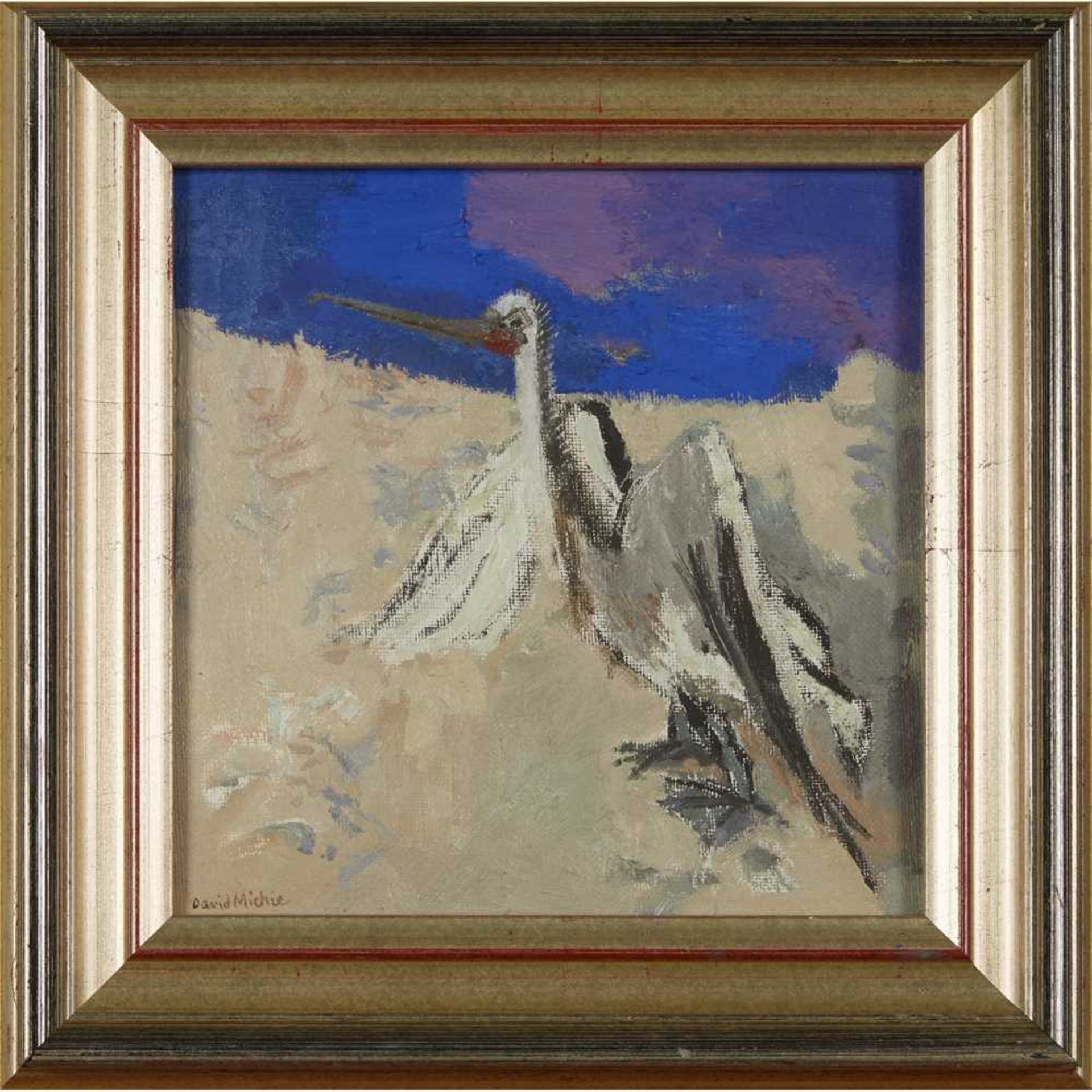 § DAVID MICHIE O.B.E., R.S.A., R.G.I., F.R.S.A (SCOTTISH 1928-2015) PELICAN (KIAMA, AUSTRALIA), 1981 - Image 2 of 3