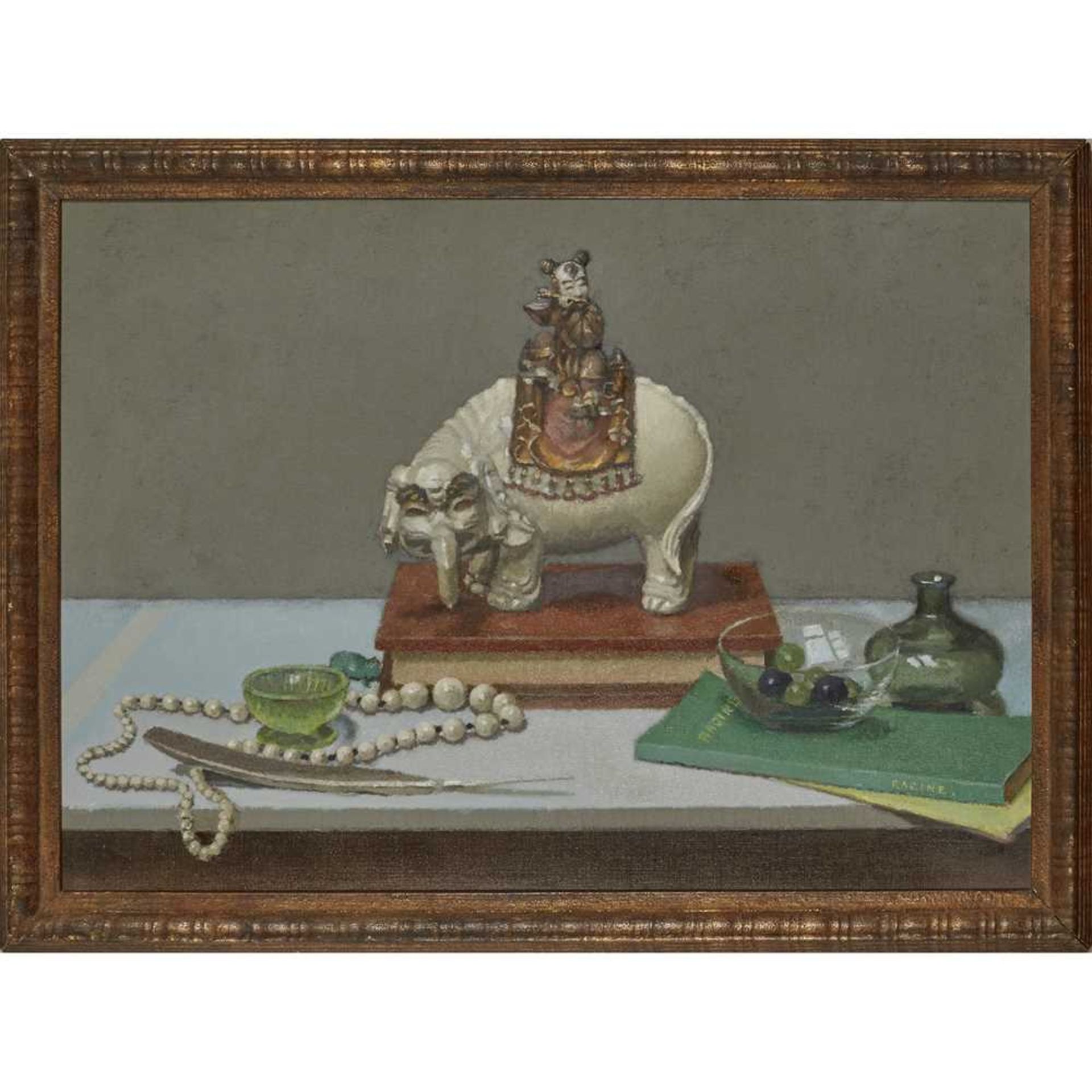 DANIEL JAMES DUFFY (SCOTTISH 1848-c.1945) STILL LIFE WITH PEARLS - Bild 2 aus 3