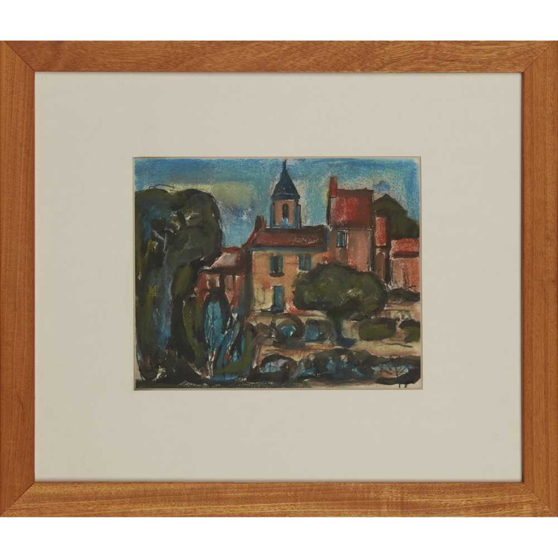 § SIR WILLIAM MACTAGGART P.R.S.A., R.A., F.R.S.E., R.S.W. (SCOTTISH 1903-1981) UNTITLED (THROUGH THE - Image 2 of 3