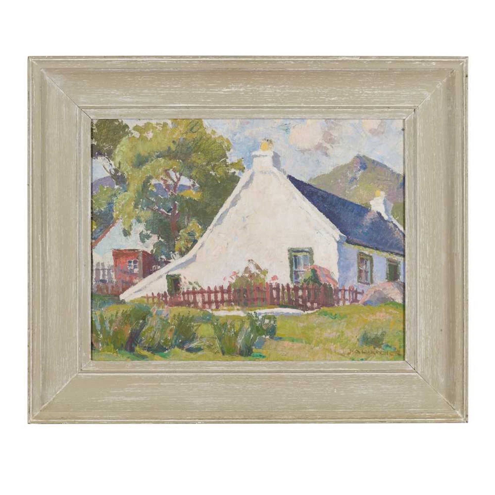 § JESSIE ALEXANDRA DICK A.R.S.A. (SCOTTISH 1896-1976) WHITE COTTAGES, HIGH CORRIE, ARRAN - Bild 2 aus 3