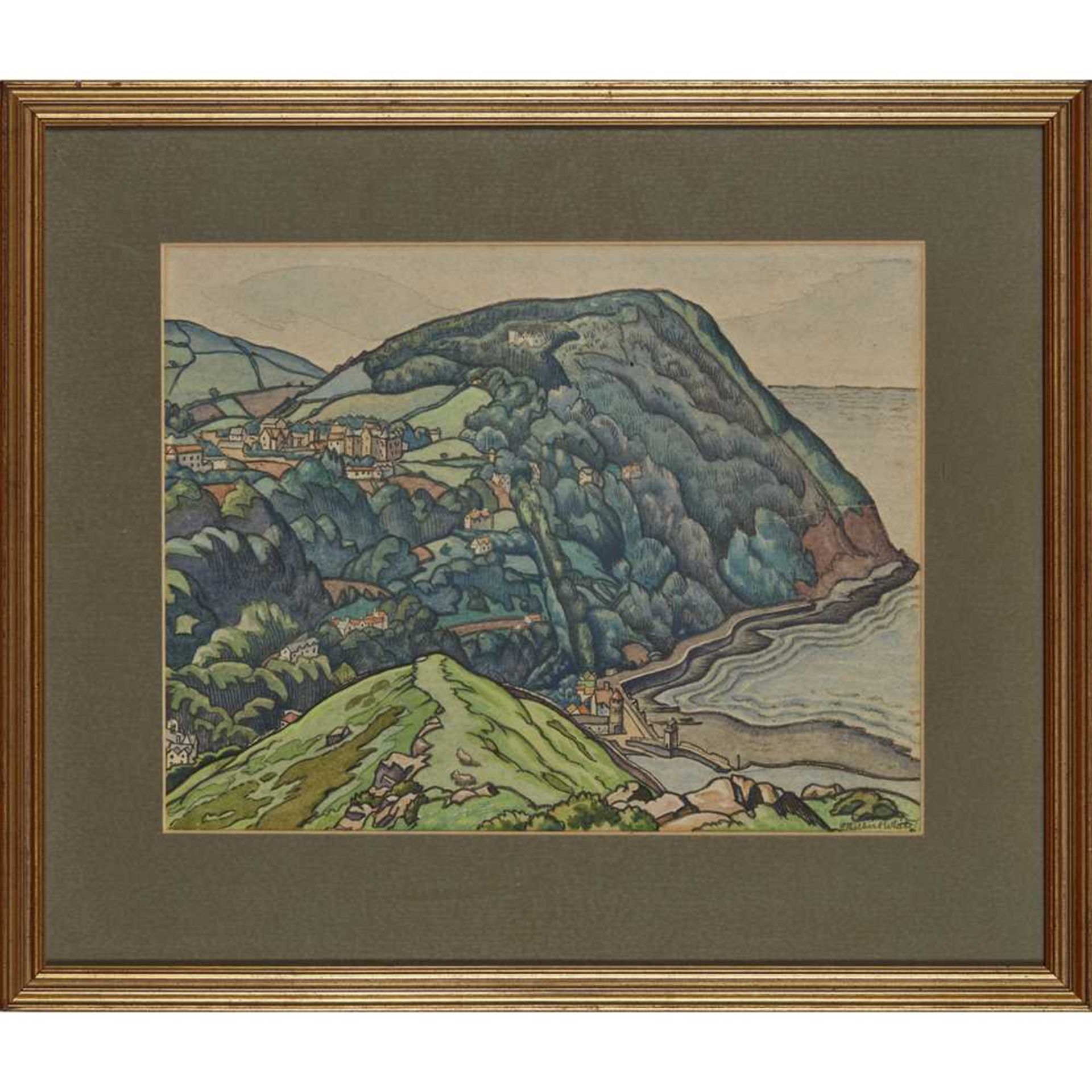 § ETHELBERT WHITE (BRITISH 1891-1972) LYNMOUTH - Image 2 of 3