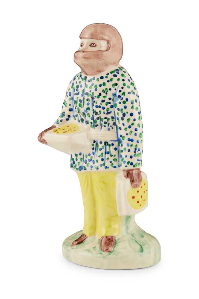 § GRAYSON PERRY C.B.E., R.A. (BRITISH 1960-) STAFFORDSHIRE FIGURE, KEYWORKER (DESIGN 1) - 2021 - Bild 2 aus 9