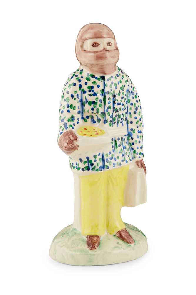 § GRAYSON PERRY C.B.E., R.A. (BRITISH 1960-) STAFFORDSHIRE FIGURE, KEYWORKER (DESIGN 1) - 2021 - Bild 7 aus 9