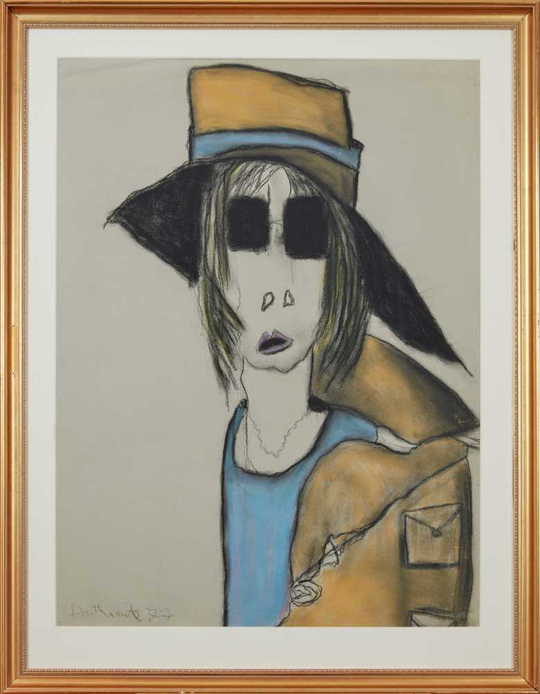 § PATRICIA DOUTHWAITE (SCOTTISH 1939-2002) UNTITLED (HAT AND SUNGLASSES), 1977 - Image 2 of 3