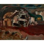 § DAVID MARTIN (SCOTTISH 1975-) A DERELICT COTTAGE, ACHILL