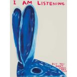 § DAVID SHRIGLEY O.B.E. (BRITISH 1968-) UNTITLED (I AM LISTENING) - 2020