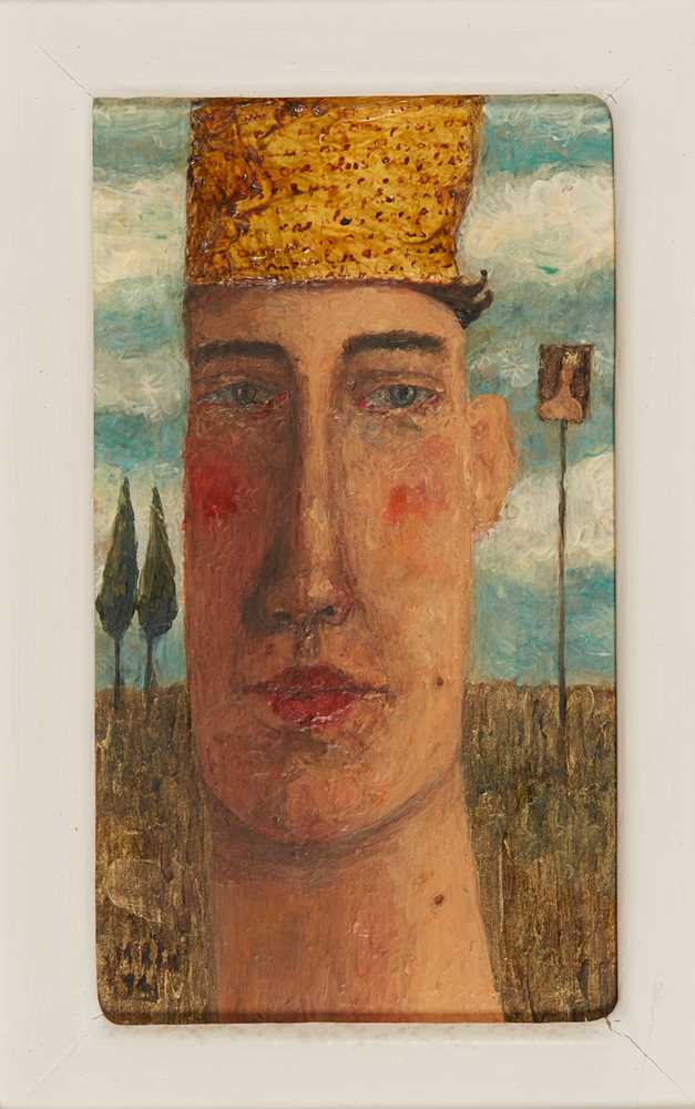 § JENNIFER MCRAE R.S.A. (SCOTTISH 1959-) THE LITTLE LIFE HAT, 1994