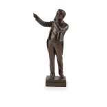 WILLIAM GRANT STEVENSON, A.R.S.A. (1849-1919) BRONZE FIGURE OF A GENTLEMAN