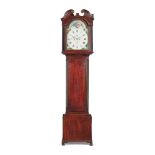 A SCOTTISH MAHOGANY MOONPHASE LONGCASE CLOCK, THOMAS STEWART, AUCHTERARDER EARLY 19TH CENTURY