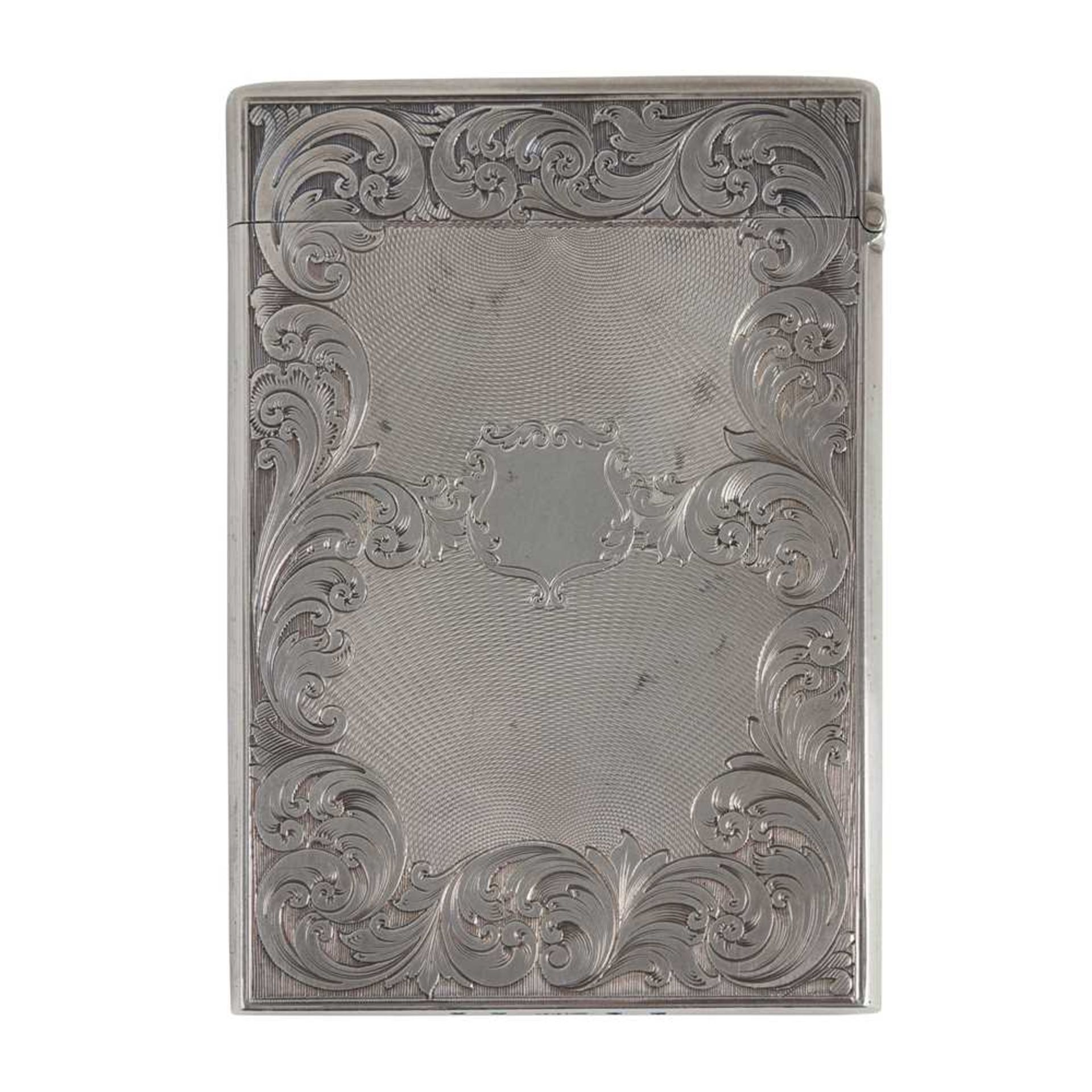 A VICTORIAN CASTLE TOP CARD CASE JAMES NASYMTH & CO, EDINBURGH 1846 - Image 3 of 3