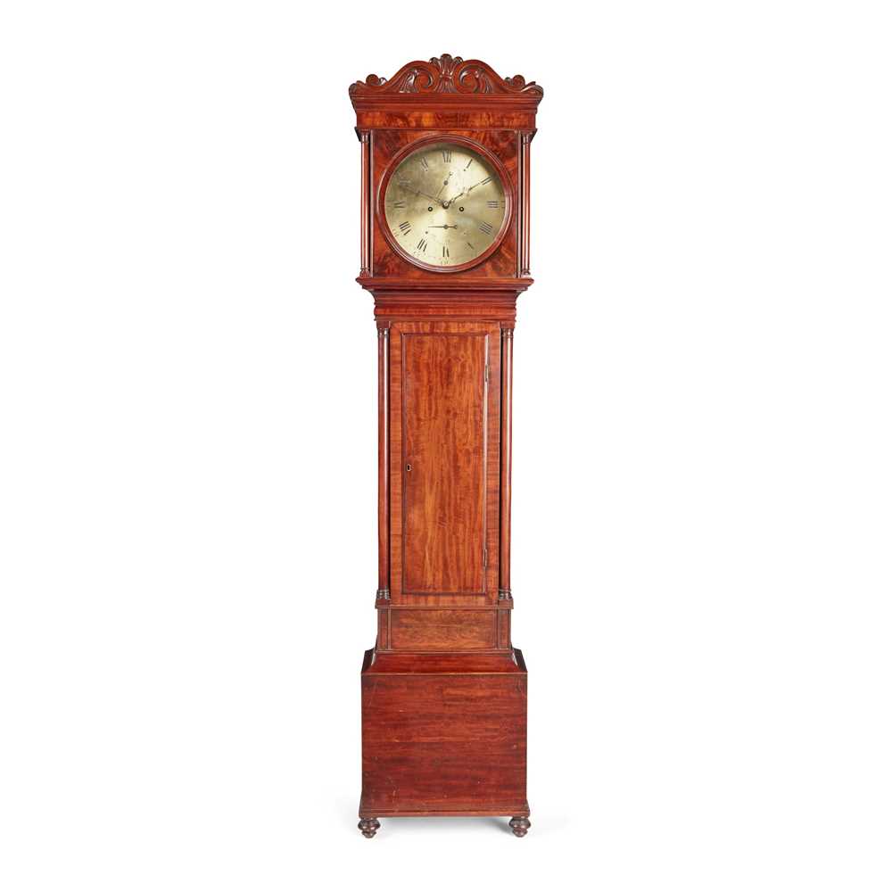 A SCOTTISH MAHOGANY LONGCASE CLOCK, GEORGE ANGUS, ABERDEEN EARLY 19TH CENTURY