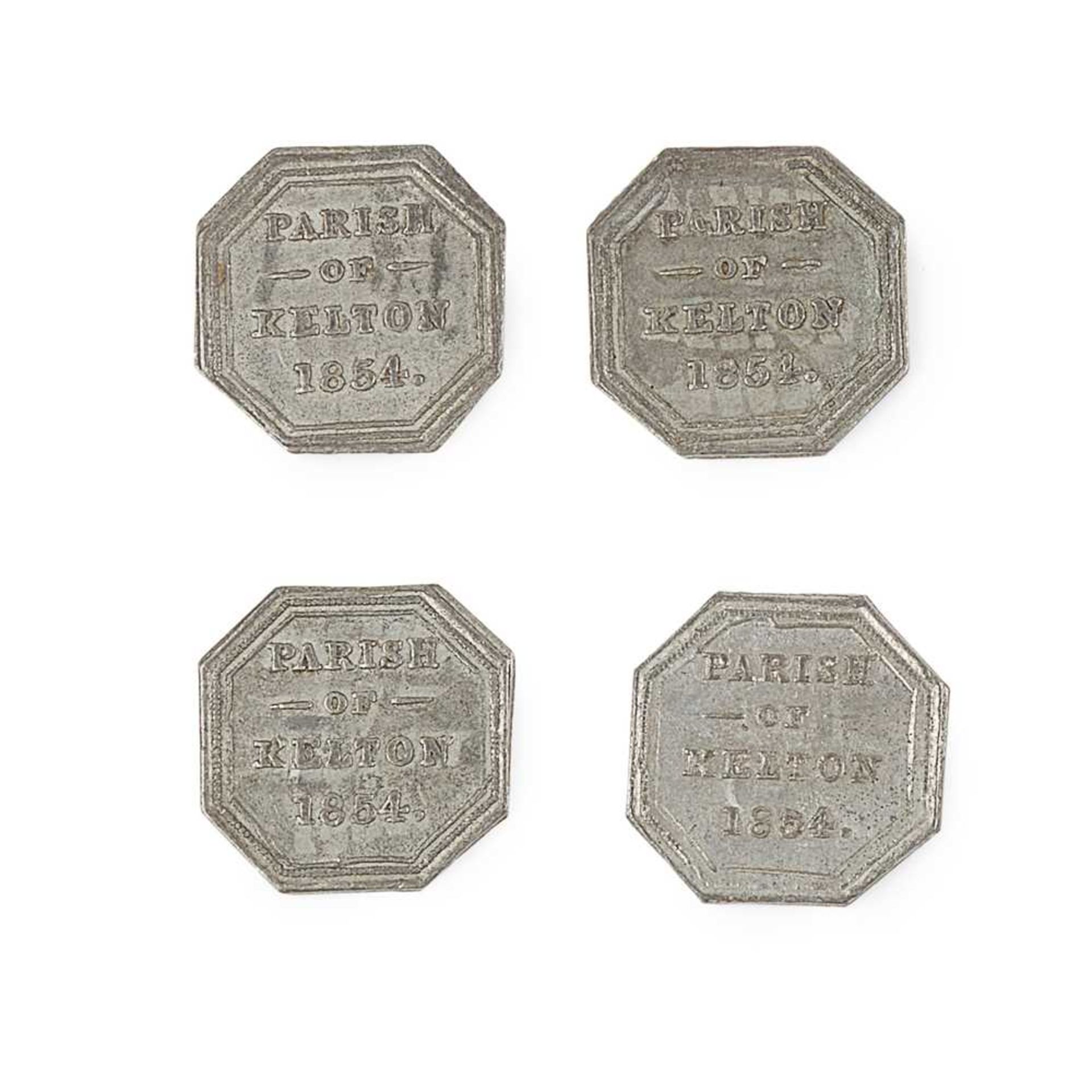 A COLLECTION OF SCOTTISH COMMUNION TOKENS 19TH CENTURY