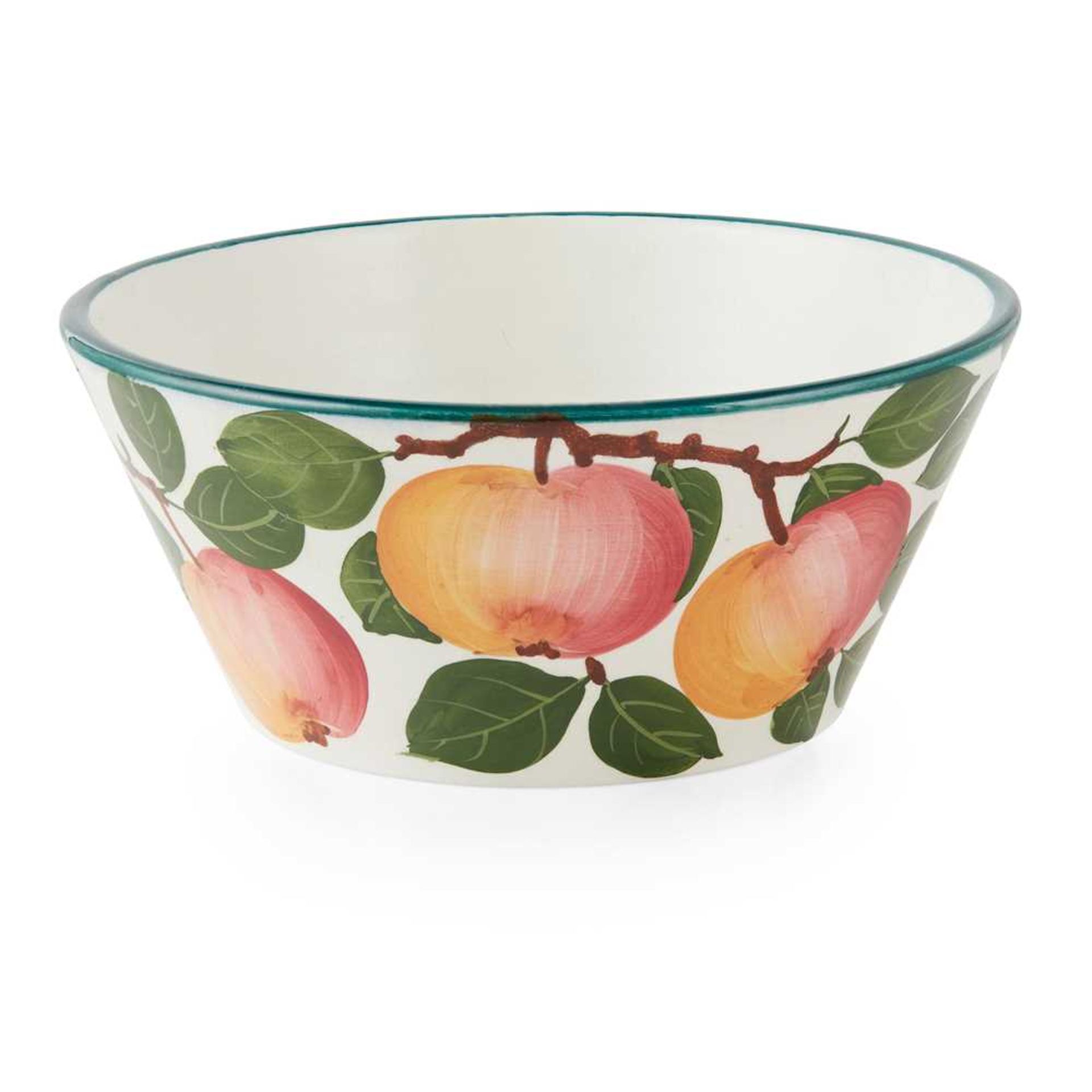 A WEMYSS WARE BOWL 'APPLES' PATTERN, CIRCA 1900