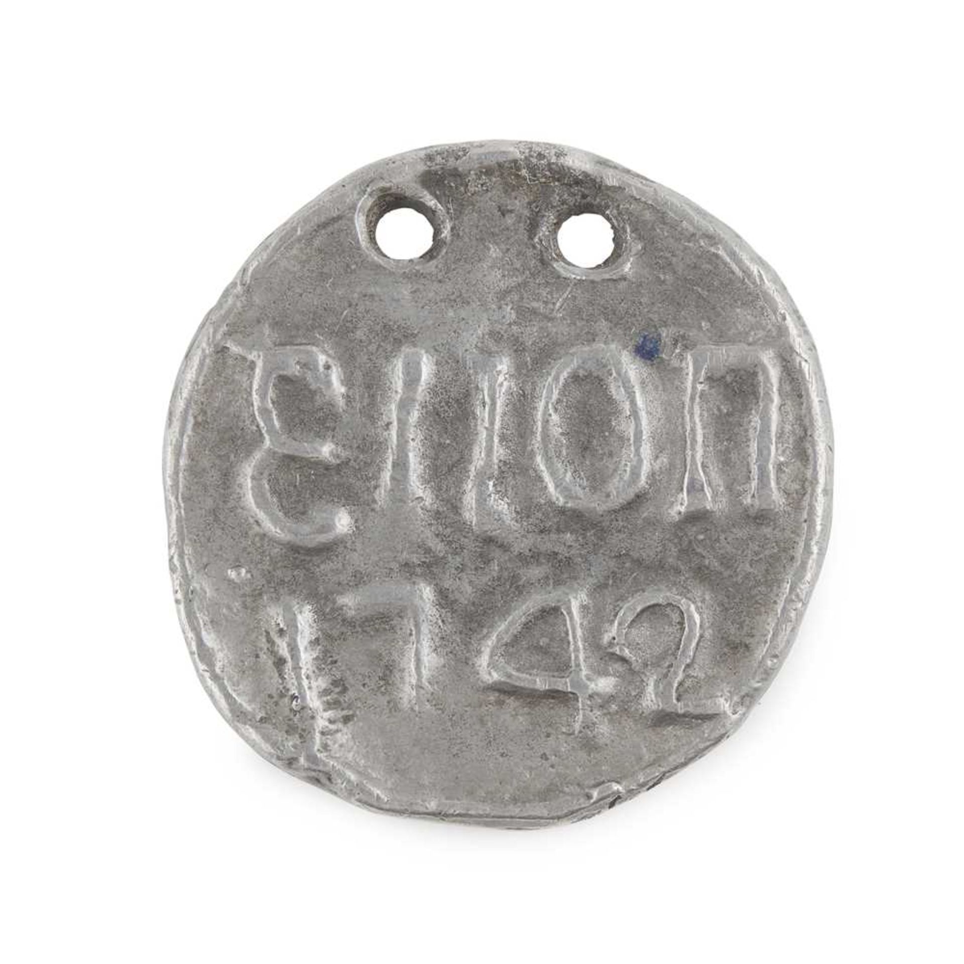 AN 18TH CENTURY ELLON BEGGAR'S BADGE