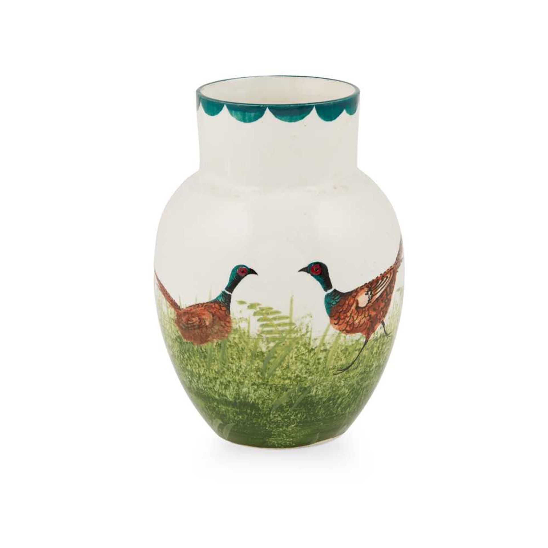 A WEMYSS WARE CARAFE 'PHEASANTS' PATTERN, EARLY 20TH CENTURY