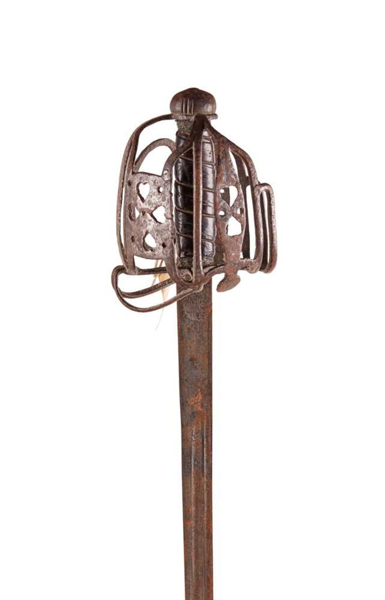 A MID-18TH CENTURY BASKET HILTED SWORD