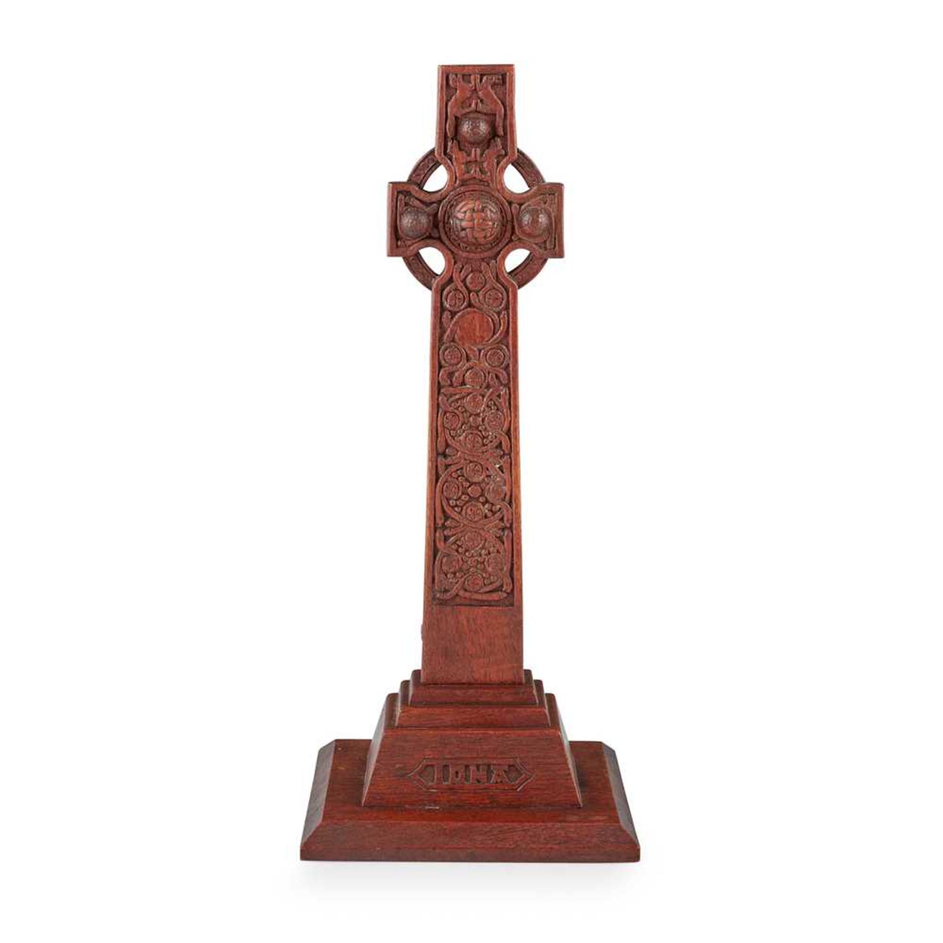 IONA - A SCOTTISH PROVINCIAL OAK CROSS ATTRIBUTED ALEXANDER RITCHIE