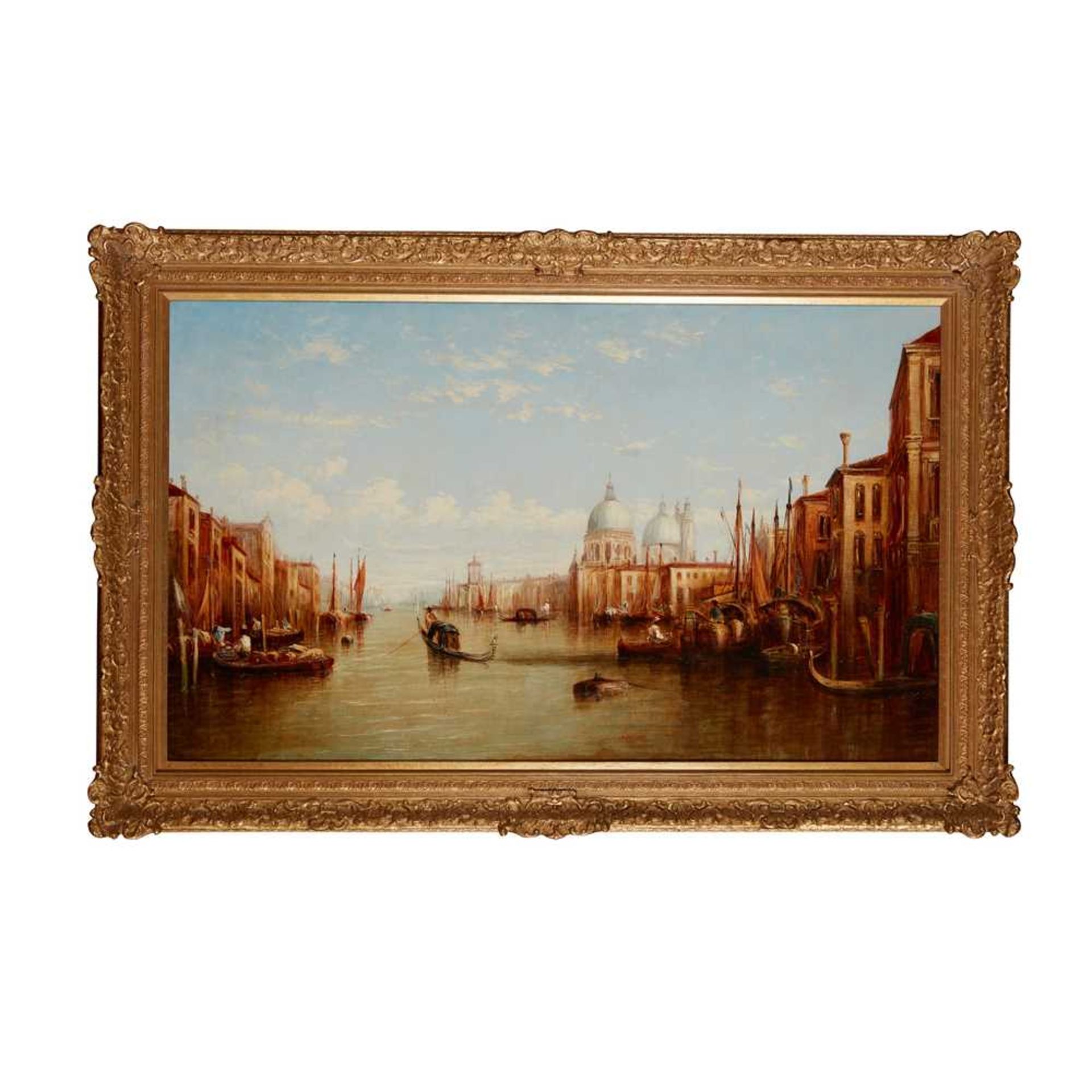 FRANCIS MALTINO (BRITISH 1818-1874) ON THE GRAND CANAL, VENICE