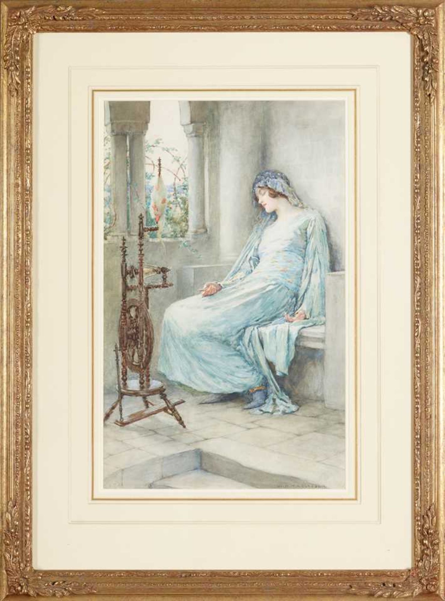 WILLIAM HENRY MARGETSON (BRITISH 1861-1940) REVERIE - Image 2 of 3