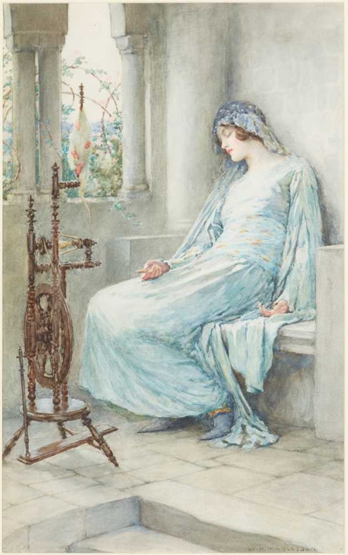 WILLIAM HENRY MARGETSON (BRITISH 1861-1940) REVERIE