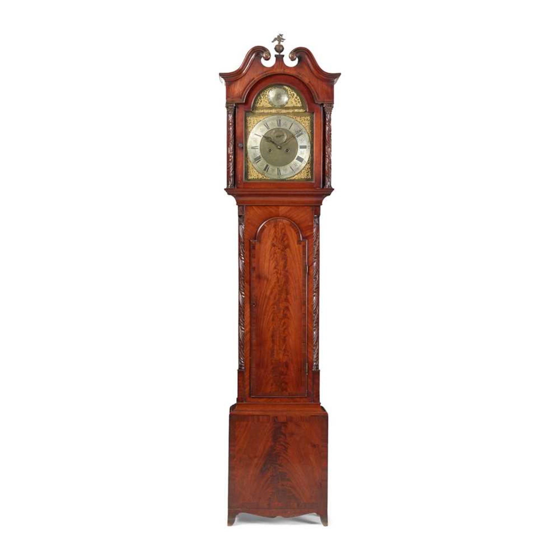 SCOTTISH GEORGE III MAHOGANY LONGCASE CLOCK, W. MITCHELL, ABERDEEN LATE 18TH CENTURY