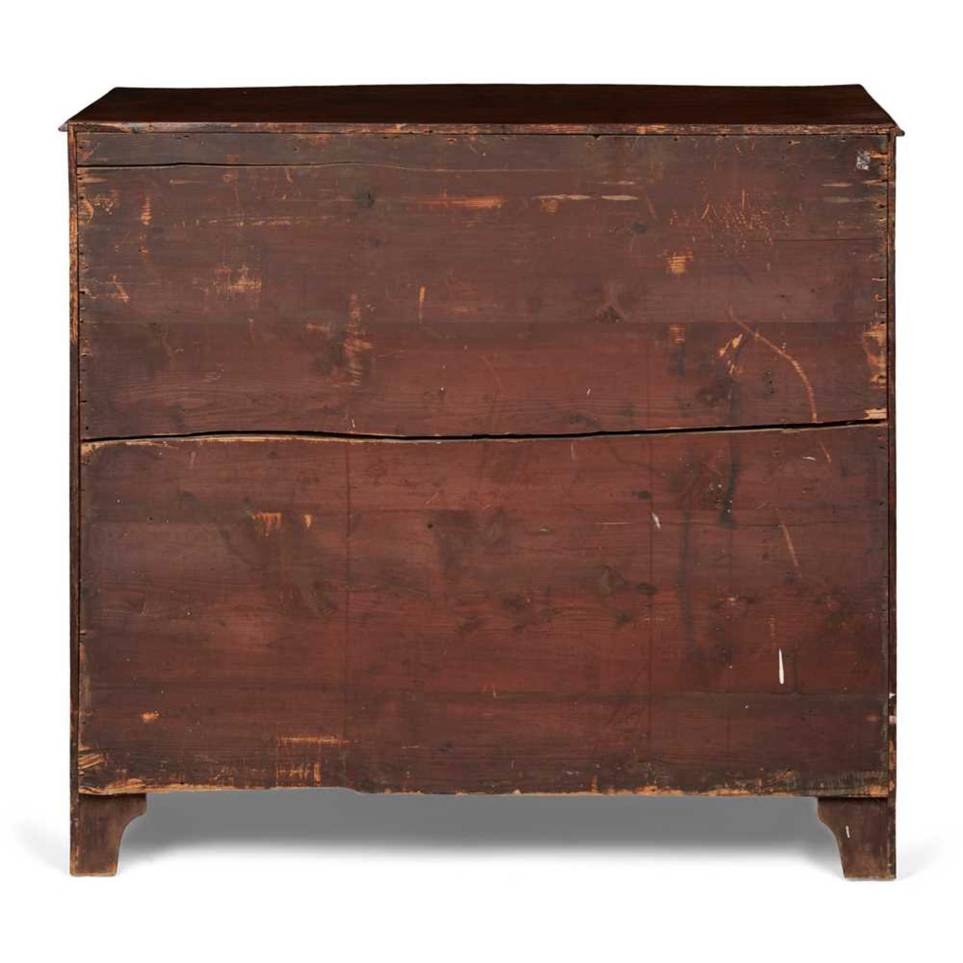 GEORGE III MAHOGANY SERPENTINE SECRETAIRE CHEST OF DRAWERS 18TH CENTURY - Image 3 of 20