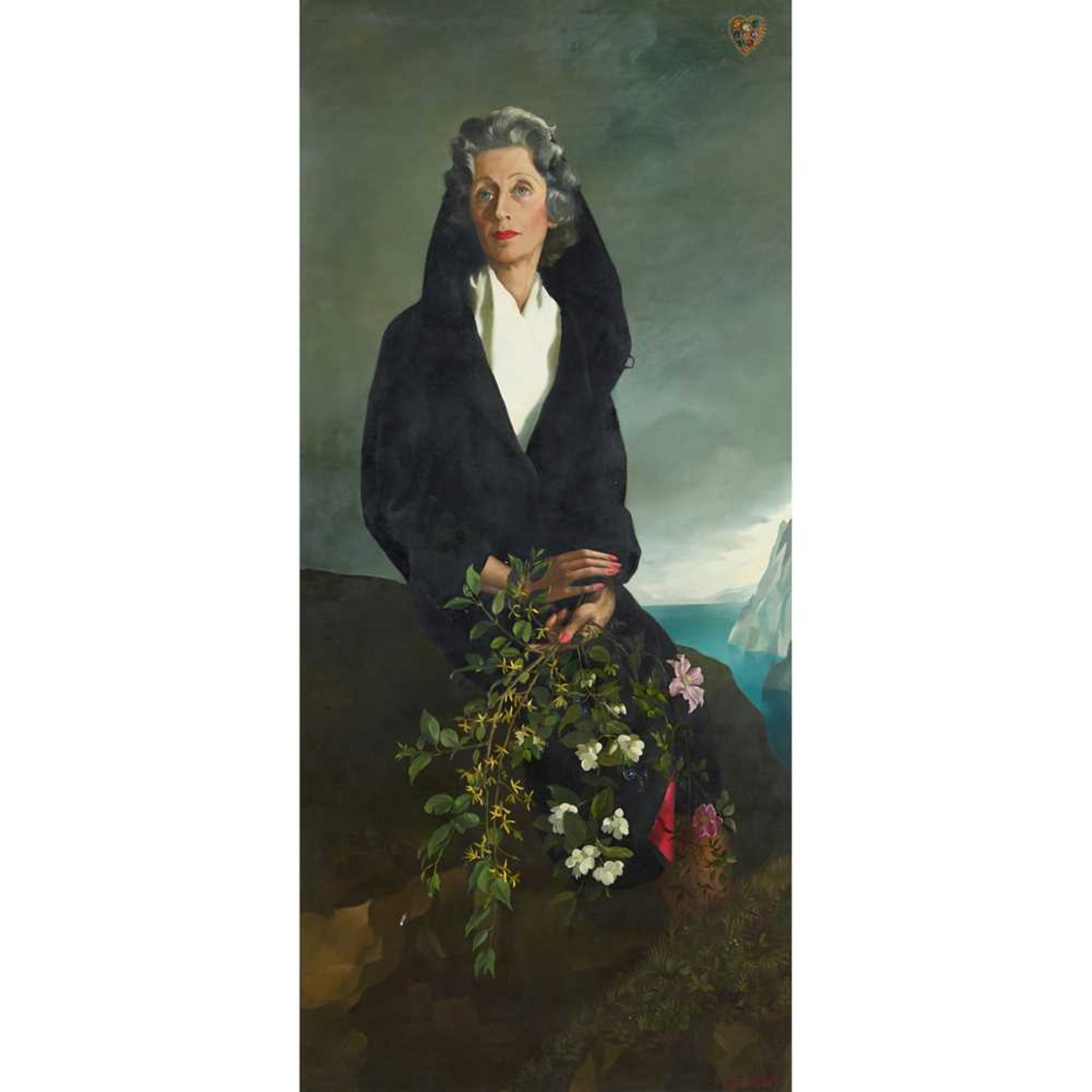 § ANNA KATRINA ZINKEISEN (BRITISH 1901-1976) PORTRAIT OF LADY DUNN