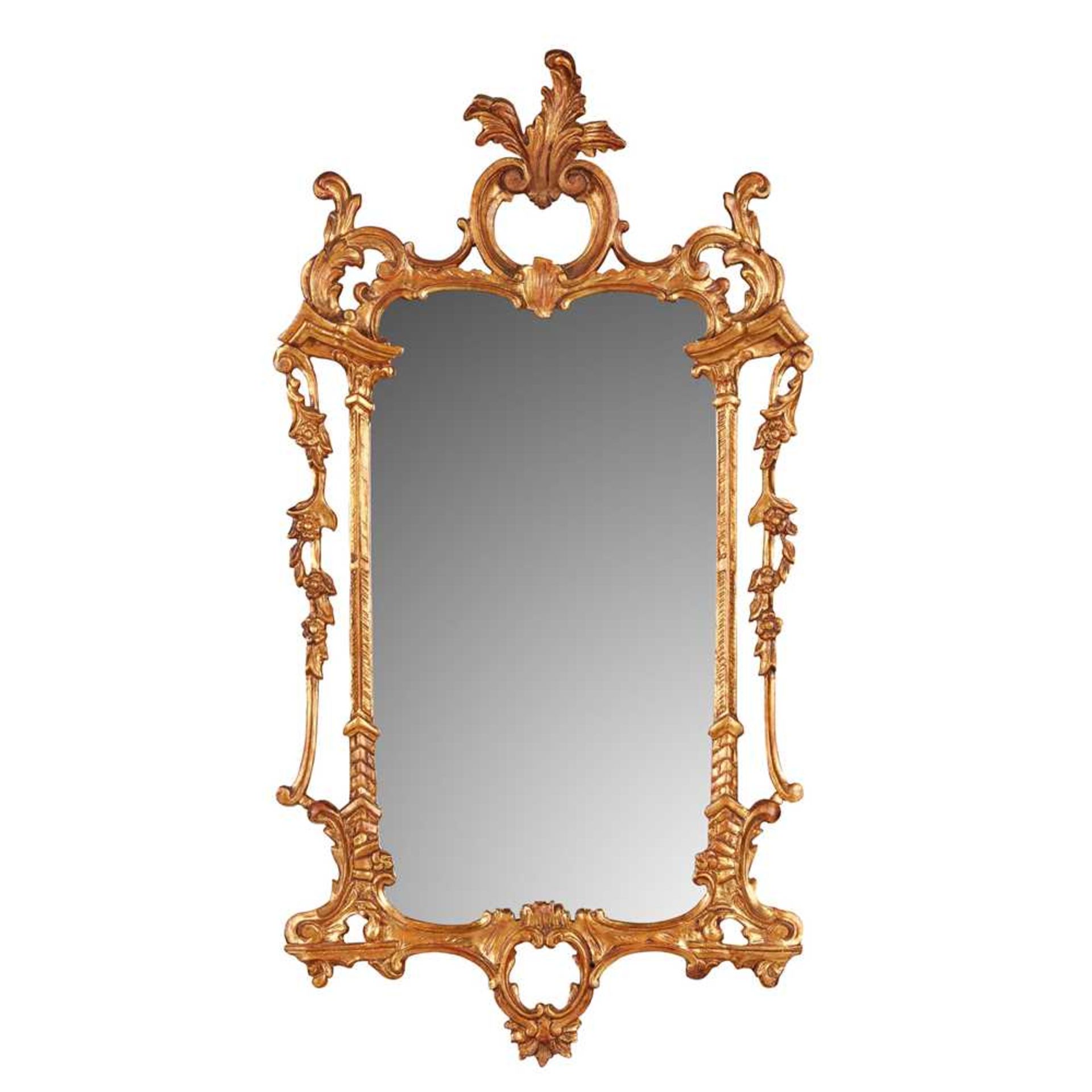 GEORGIAN STYLE GILTWOOD MIRROR MODERN