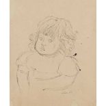 JANKEL ADLER (POLISH 1895-1949) PORTRAIT OF A CHILD, OPUS 140, 1942