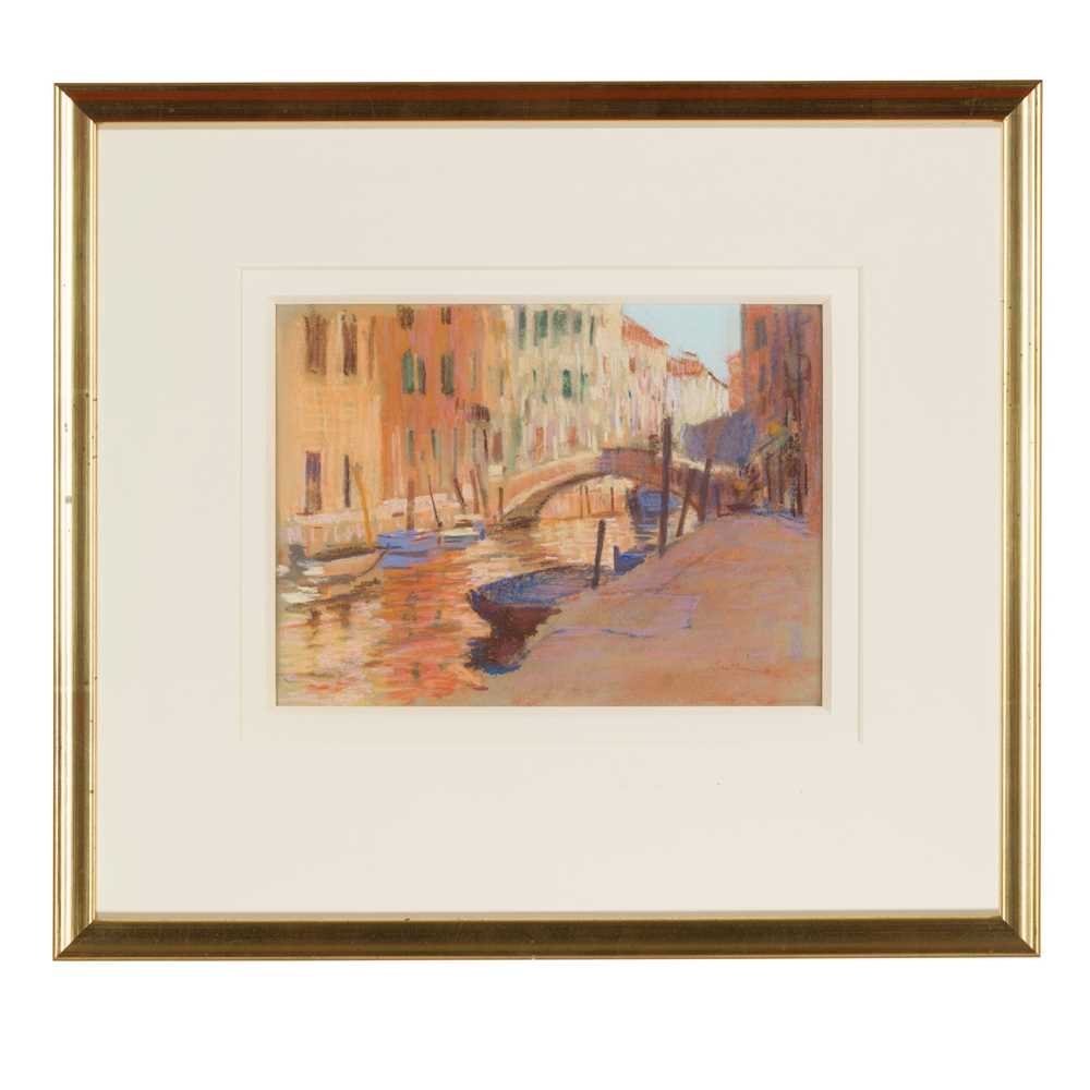 § GEORGE DEVLIN R.S.W (SCOTTISH 1937-2014) RIO DI SAN BARNABA - Bild 2 aus 3