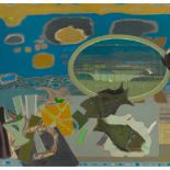 § WILLIAM HUNTER LITTLEJOHN R.S.A., R.S.W., R.G.I. (SCOTTISH 1929-2006) MIRROR BY THE SEA, 1980