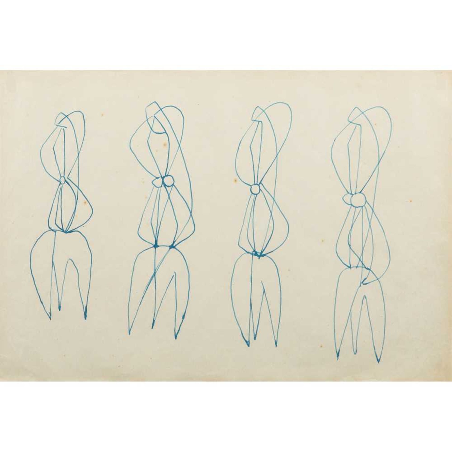 § Robert Adams (British 1917-1984) Drawings for Figure Sculptures, circa 1948