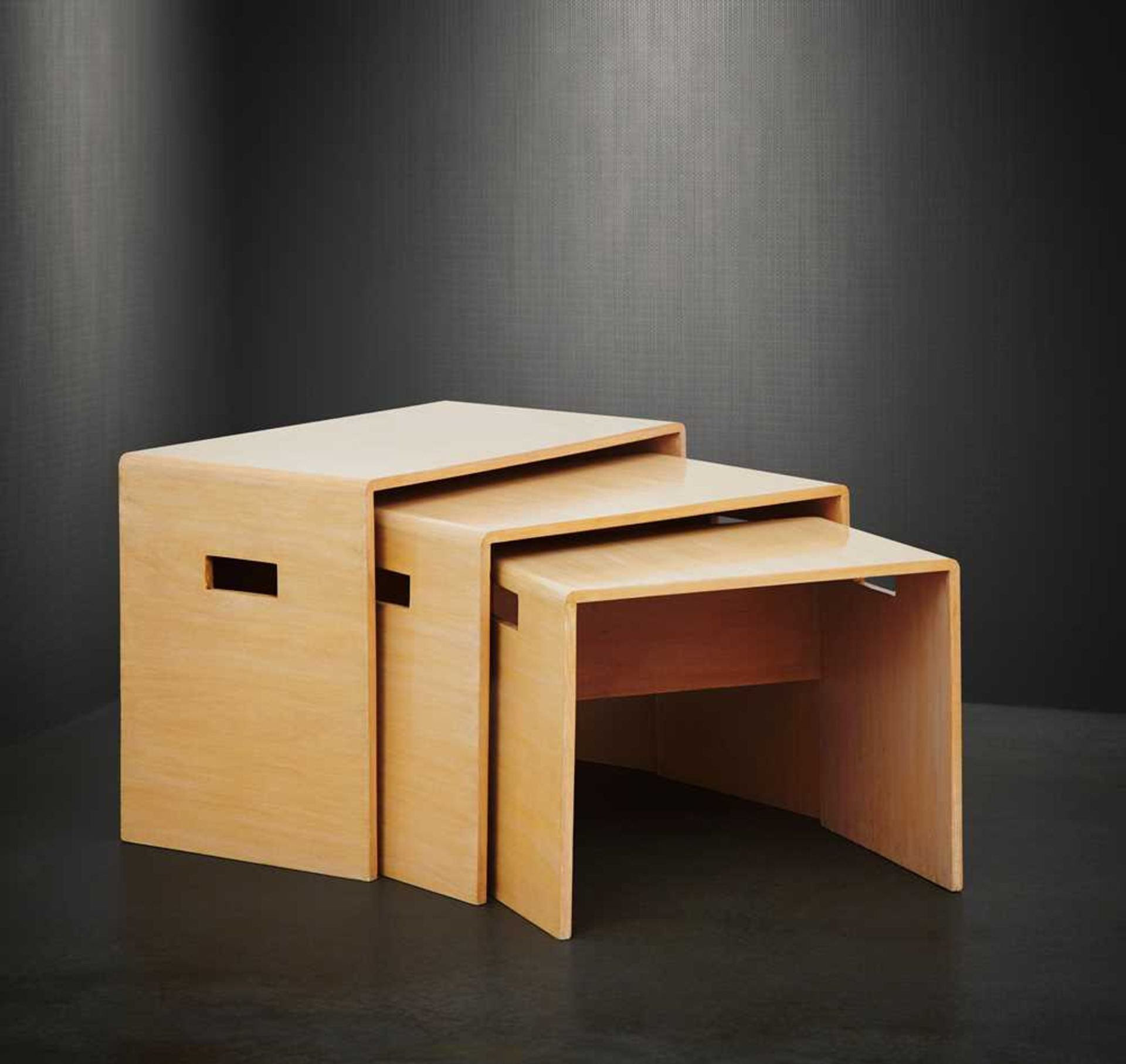 Gerald Summers (British 1899-1967) for Makers of Simple Furniture NESTING TABLES, CIRCA 1935 - Image 2 of 2